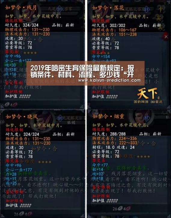 2019年哈密生育保险最新规定:报销条件、材料、流程、多少钱“开云体育”(图1) 开云体育